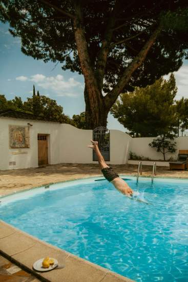 Piscine hotel du parc cavalaire