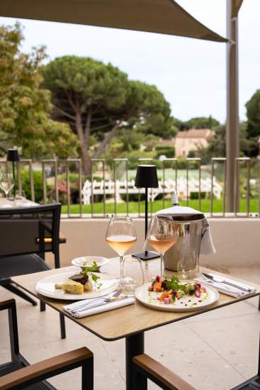 Terrasse restaurant Le Parc - Hôtel du Parc - Cavalaire-sur-Mer