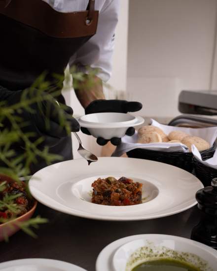 Cuisine méditerranéenne avec produits locaux sur la Côte d’Azur - Restaurant Le Parc